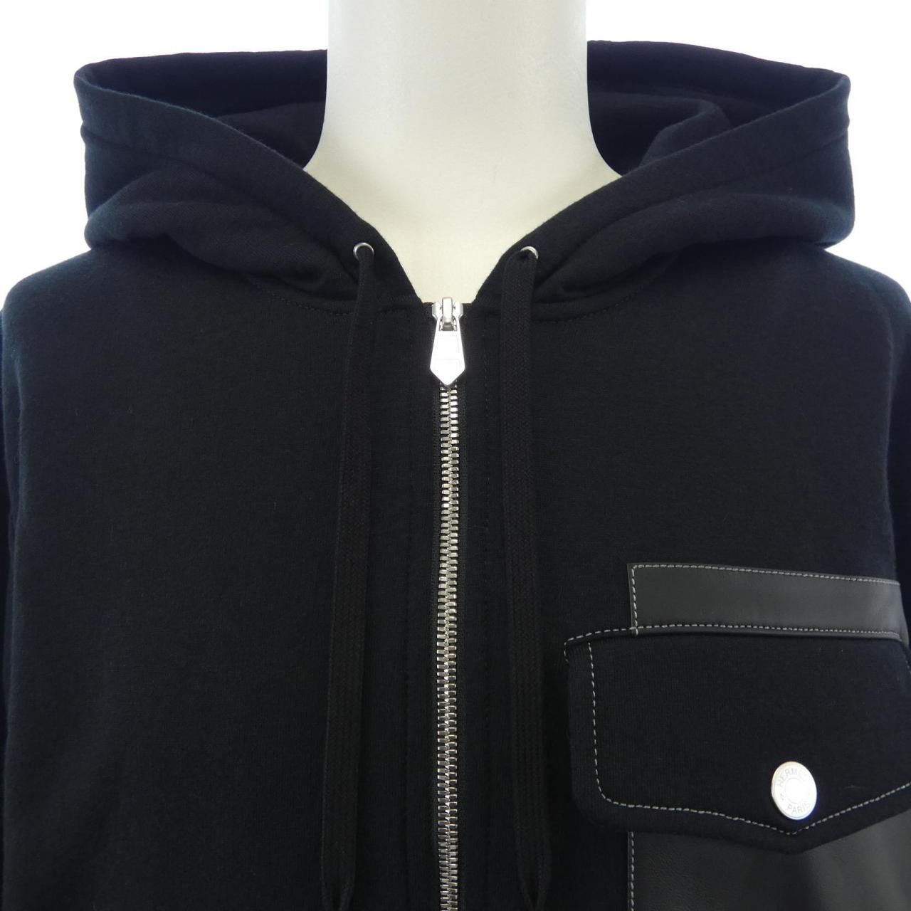 Hermes Hoodie Black — view 5