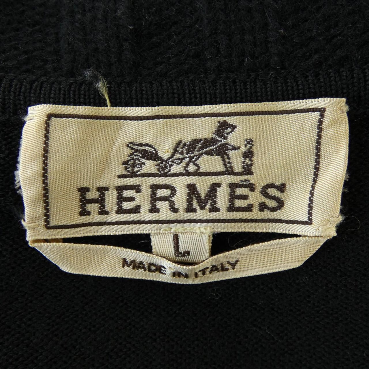 Hermes Knit Sweater Black — view 4