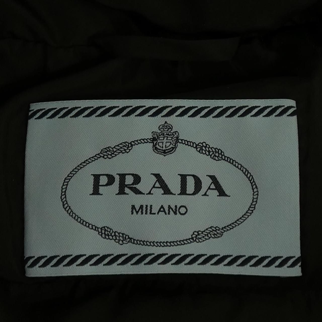 Prada Triangle Logo Down Jacket — view 4