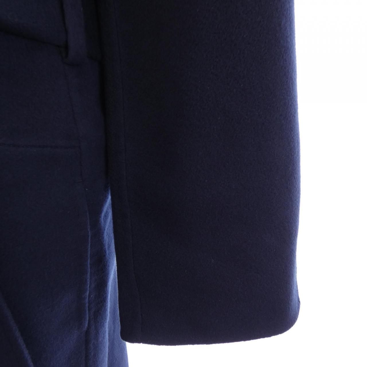 Hermes Coat Navy — view 6