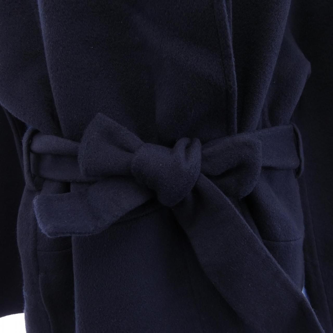 Hermes Coat Navy — view 7