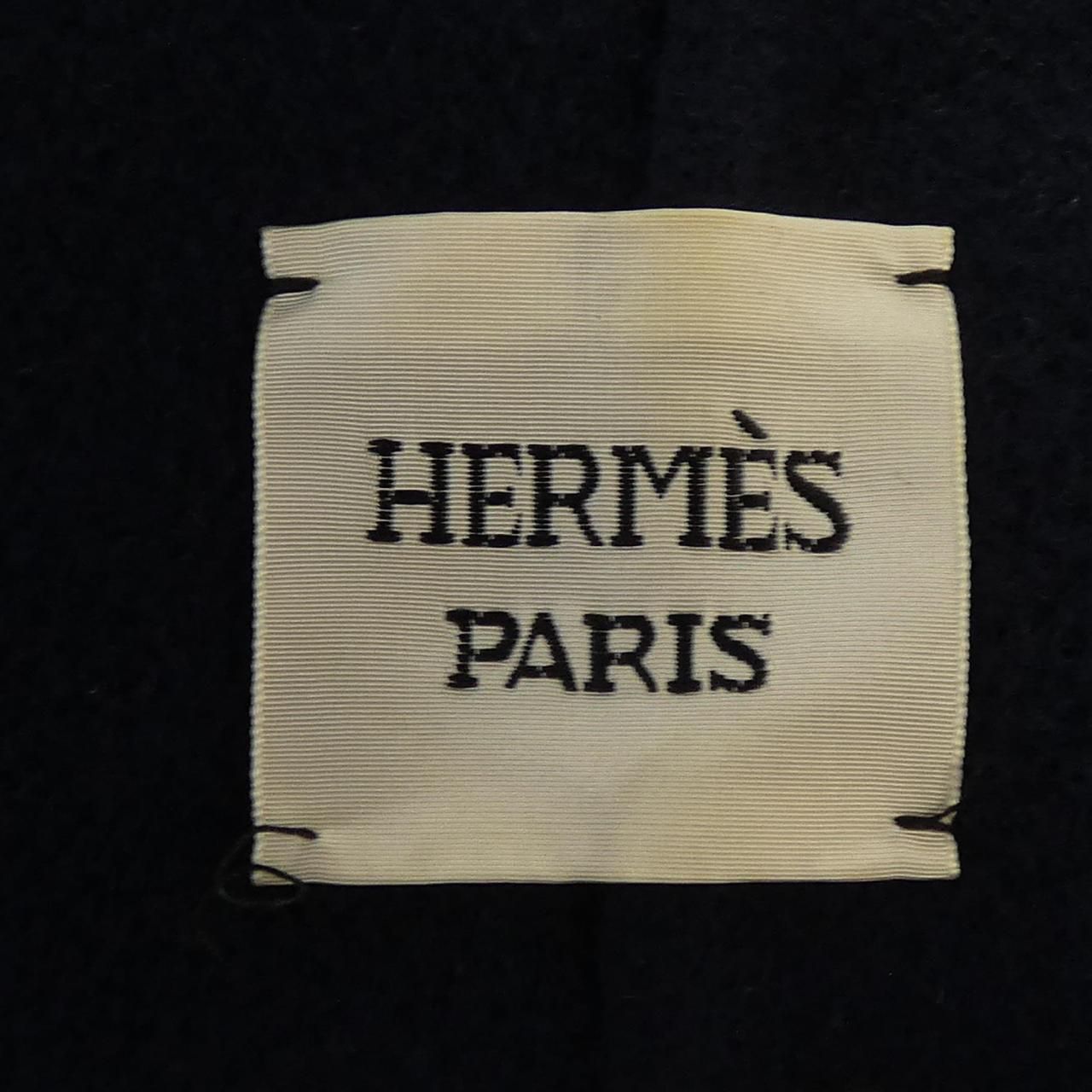 Hermes Coat Navy — view 4