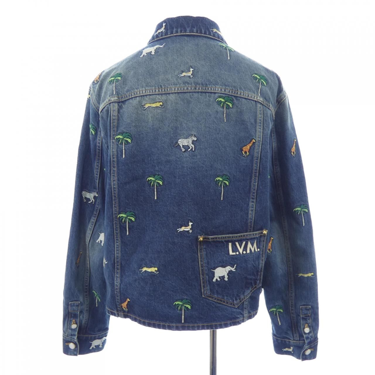 Louis Vuitton the Darjeeling Limited Embroidery Denim Jacket — view 2