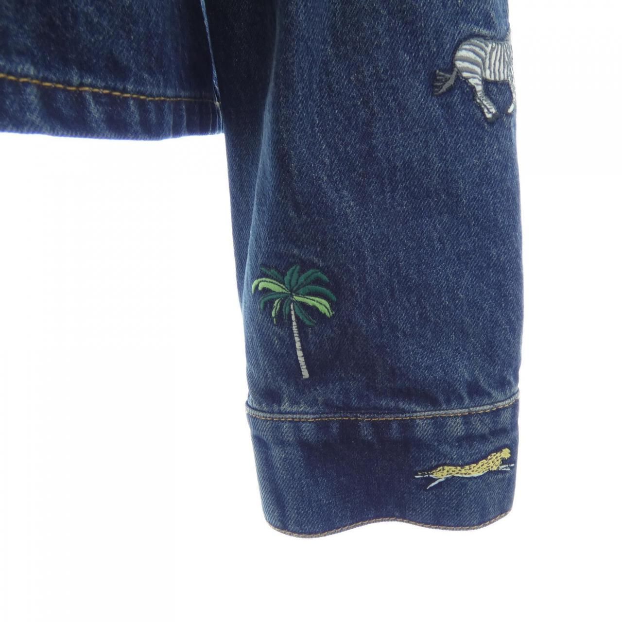 Louis Vuitton the Darjeeling Limited Embroidery Denim Jacket — view 6