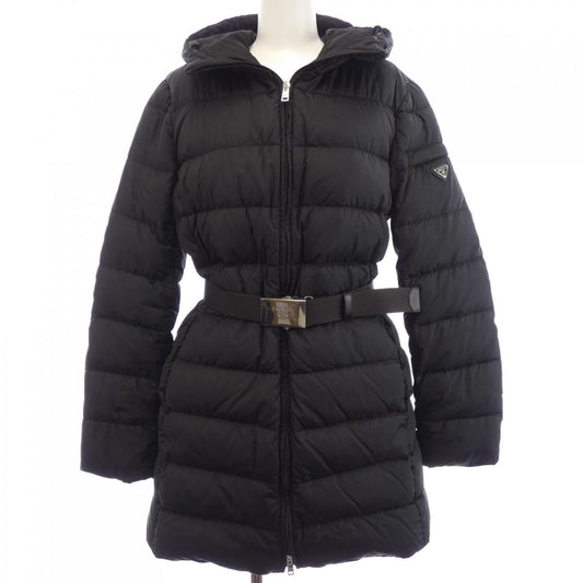Prada Triangle Logo Down Coat