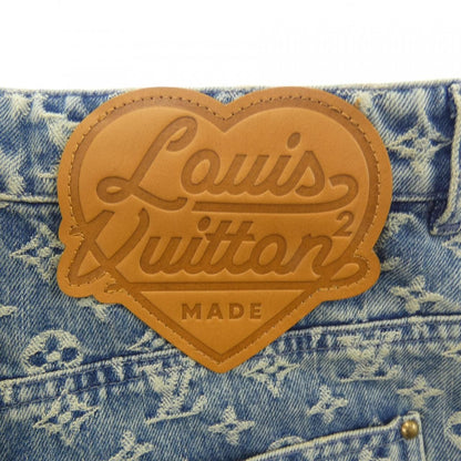Louis Vuitton Monogram Patchwork Denim Pants Jeans — view 6