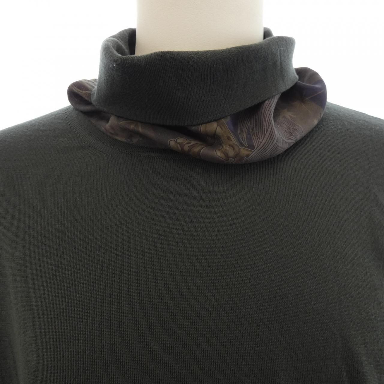 Hermes Knit Sweater Green — view 5