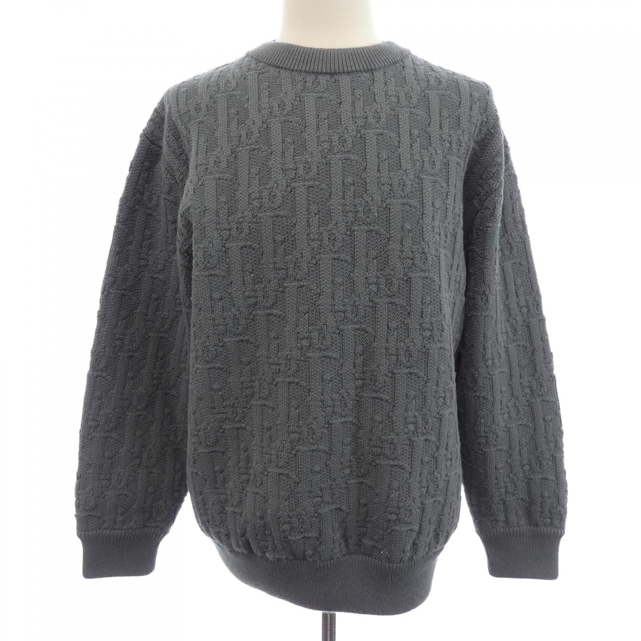 Dior Knit Sweater Gray