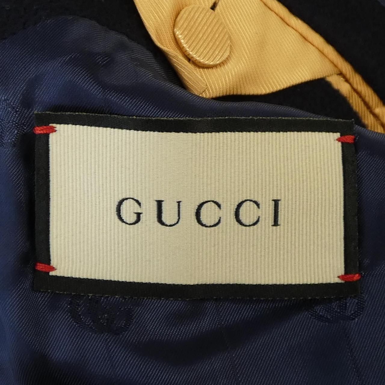Gucci Coat Navy — view 4