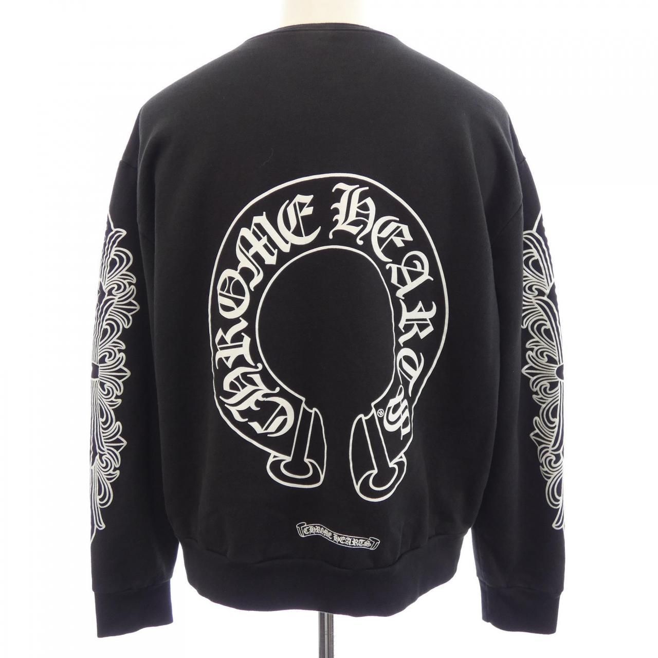 Chrome Hearts Horse Shoe Floral Cross 695 Sweatshirt — view 2