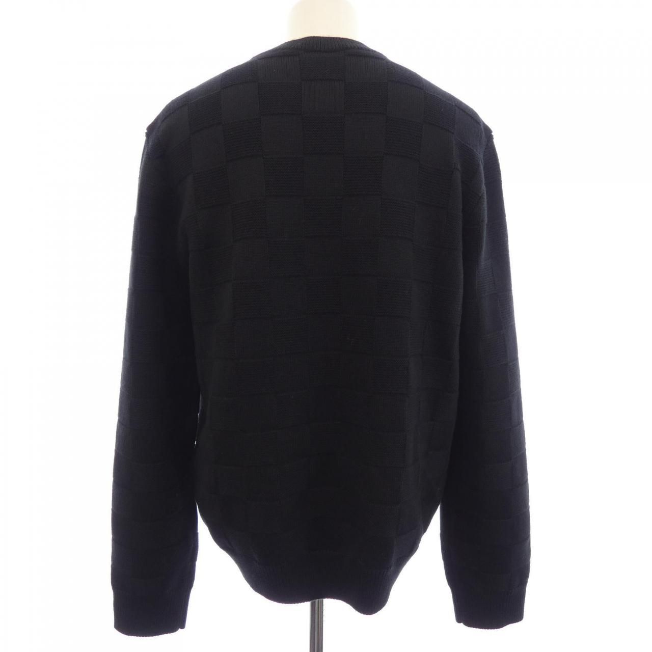 Louis Vuitton Damier Over with Pearl Signature Knit Sweater — view 2