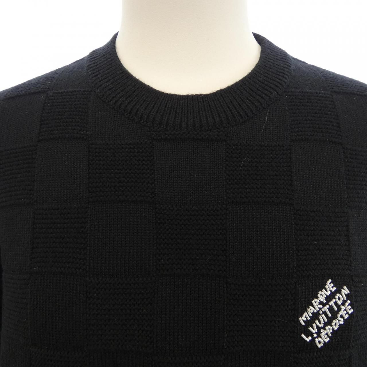 Louis Vuitton Damier Over with Pearl Signature Knit Sweater — view 5