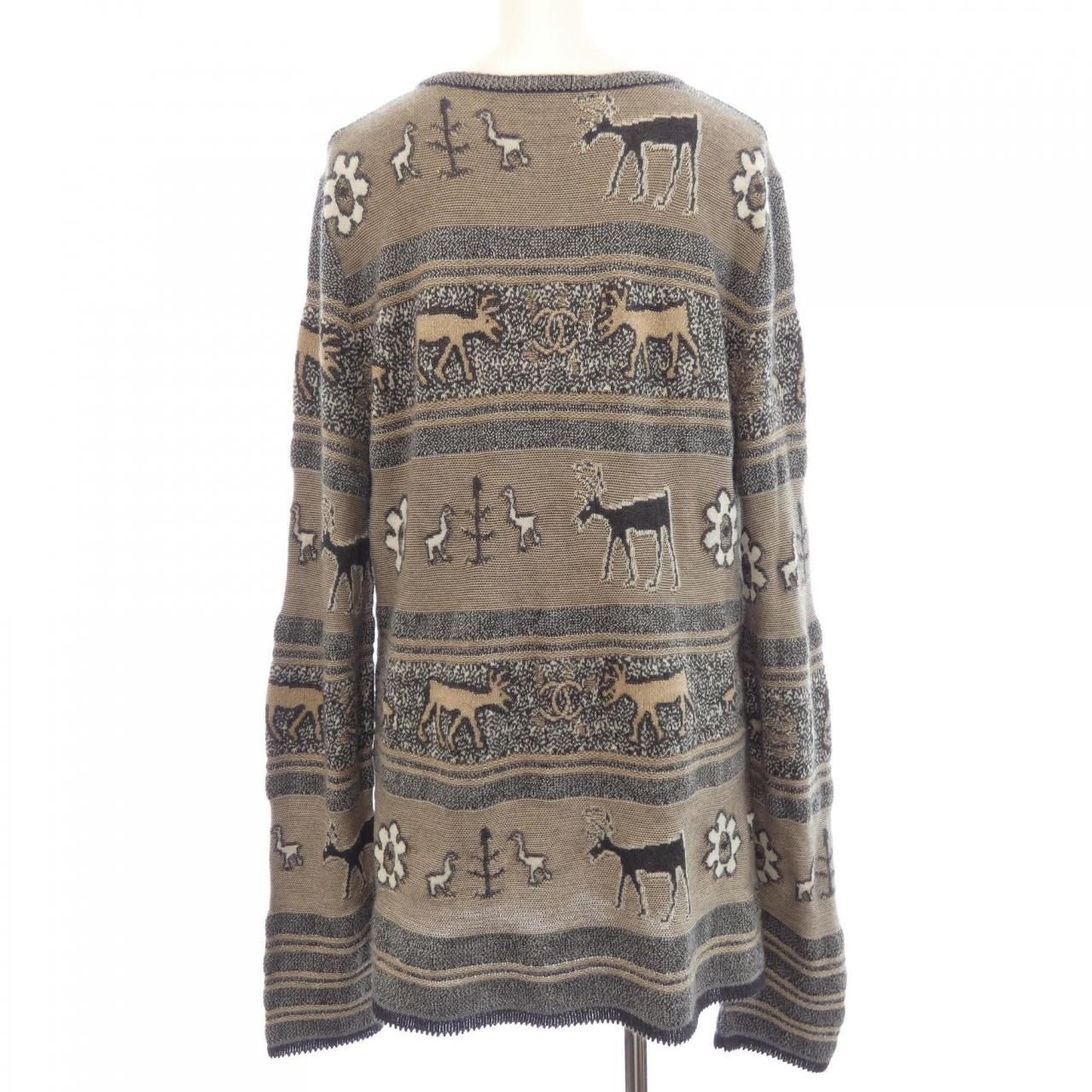 Chanel Knit Sweater Gray — view 2