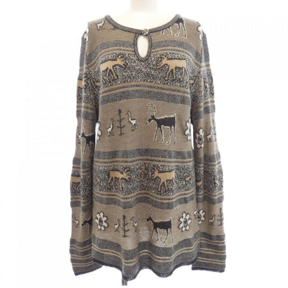 Chanel Knit Sweater Gray