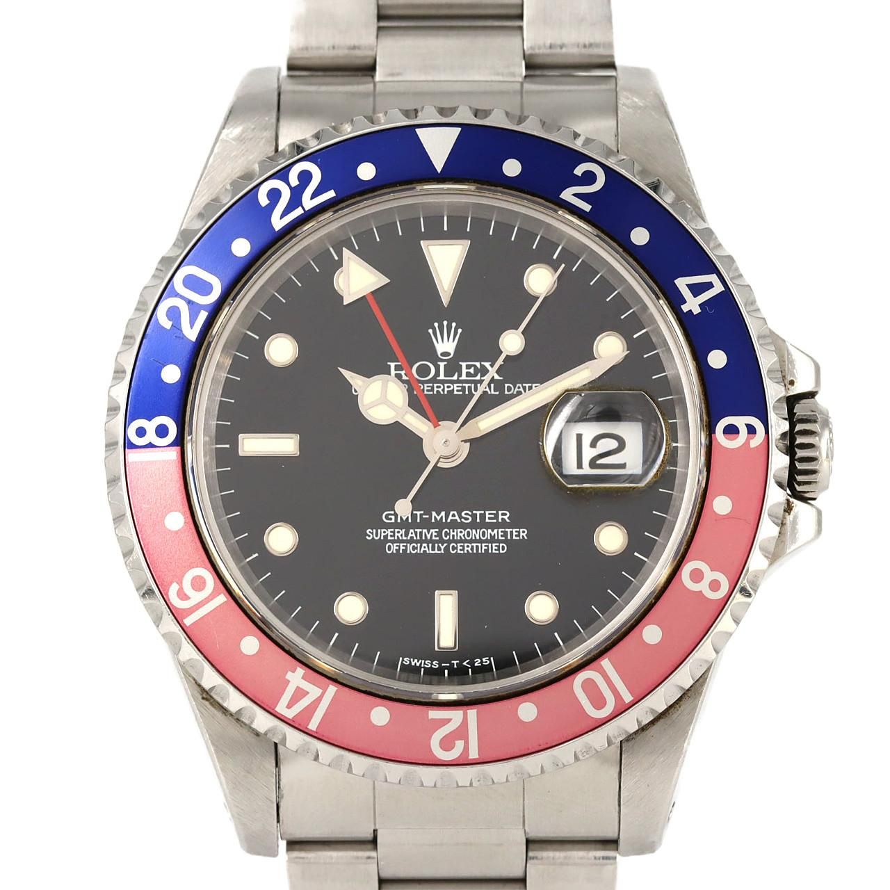 Rolex GMT Master SS Automatic Winding T Number Watch