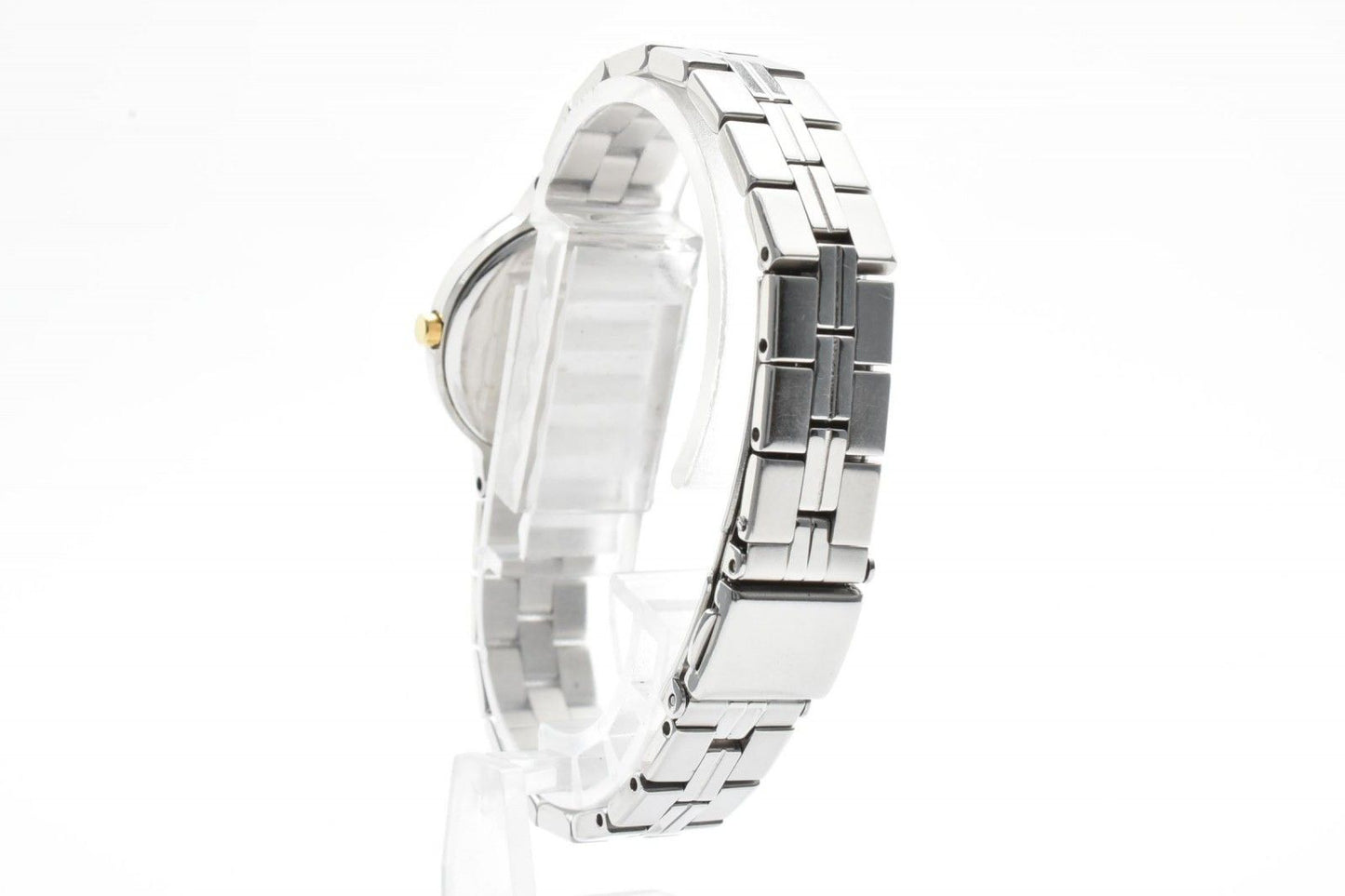 Saint Laurent Quartz Watch Black Dial Silver Gold — view 6