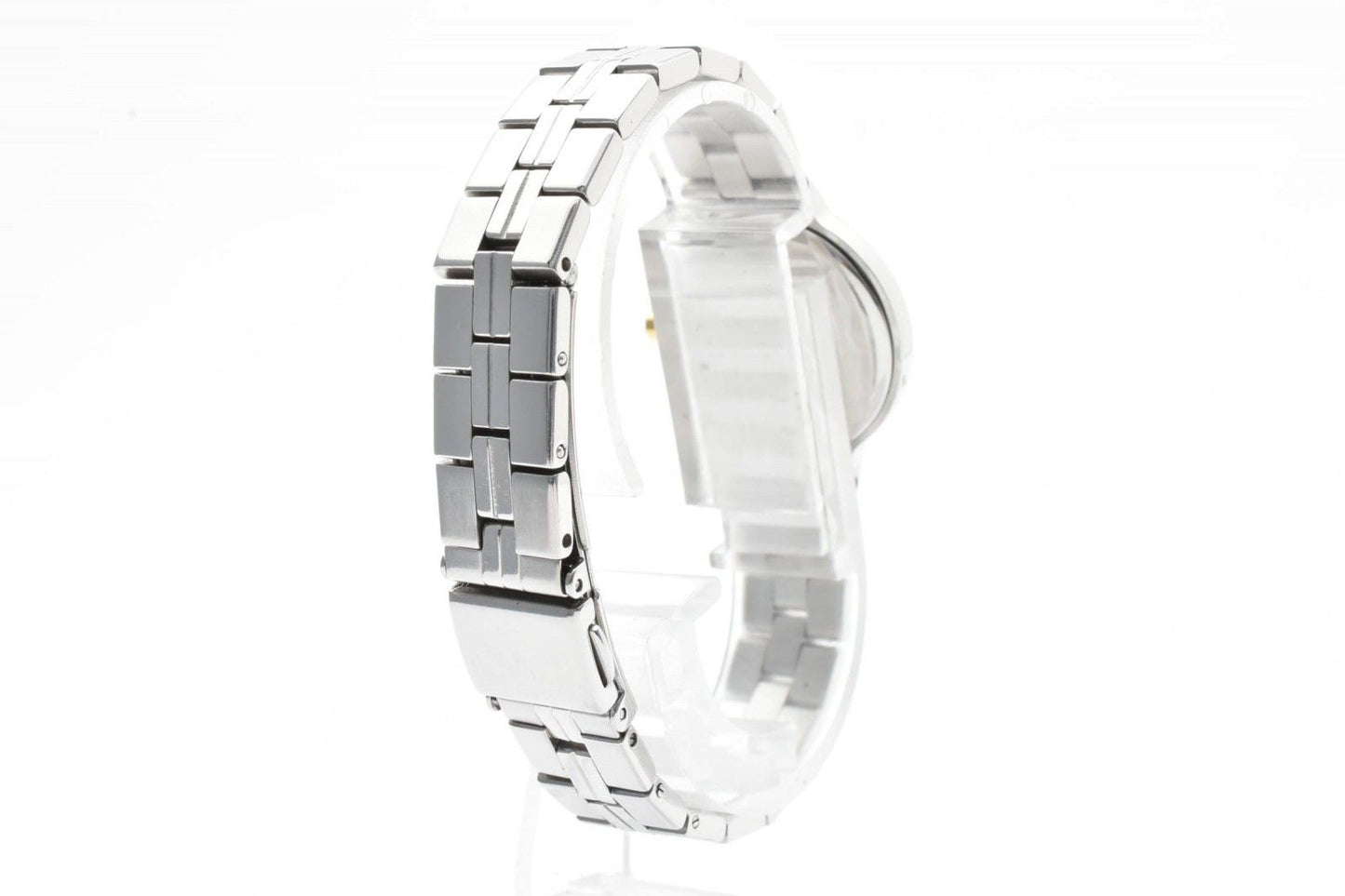 Saint Laurent Quartz Watch Black Dial Silver Gold — view 8