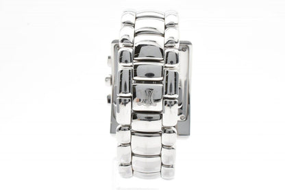 Celine Chronograph Watch Square Silver Dial Stainless Steel Quartz Date — view 7