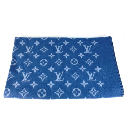 Louis Vuitton Logo Wool Blue Shoulder — view 4