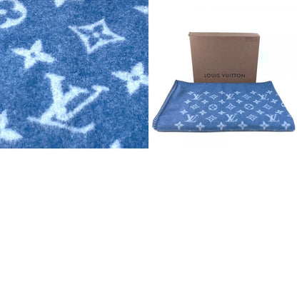 Louis Vuitton Logo Wool Blue Shoulder — view 9