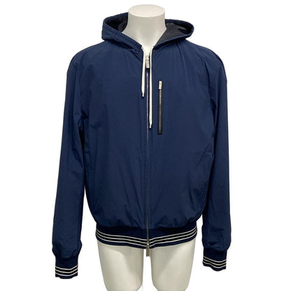 Hermes Jacket 50 XL Dark Navy Blue Long Sleeve Lambskin Different — view 3