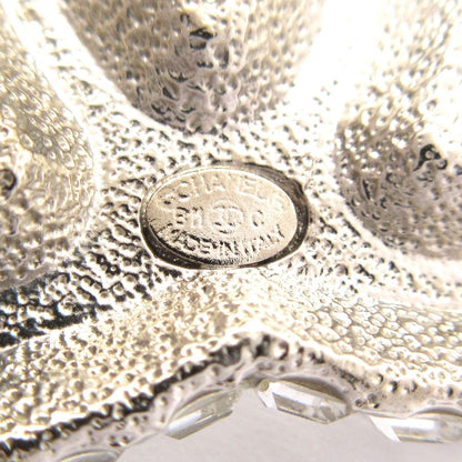 Chanel Brooch CC Logo Silver Clear Visual Rhinestone — view 3