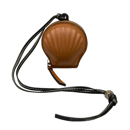 Loewe Pouch Sea Shell Mini Brown Leather