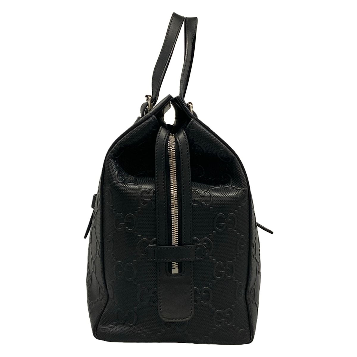 Gucci Business Bag GG Embossed Black Leather — view 2
