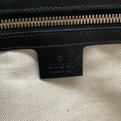 Gucci Business Bag GG Embossed Black Leather — view 8