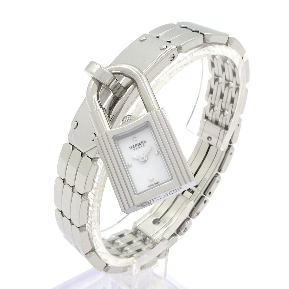 Hermes Watch Kelly SS White — view 2