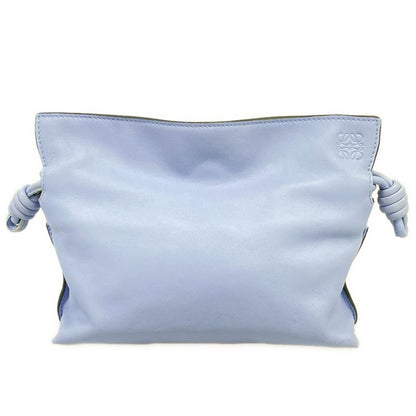Loewe Clutch Flamenco Mini Light Blue Leather