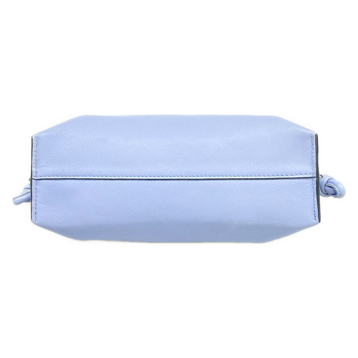 Loewe Clutch Flamenco Mini Light Blue Leather — view 5