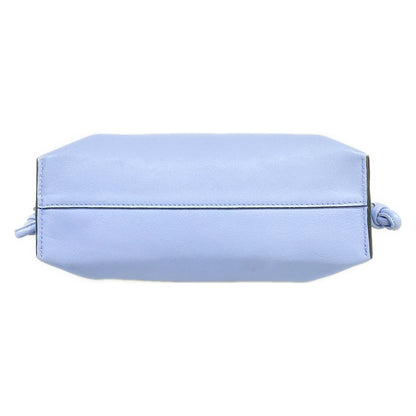 Loewe Clutch Flamenco Mini Light Blue Leather — view 5