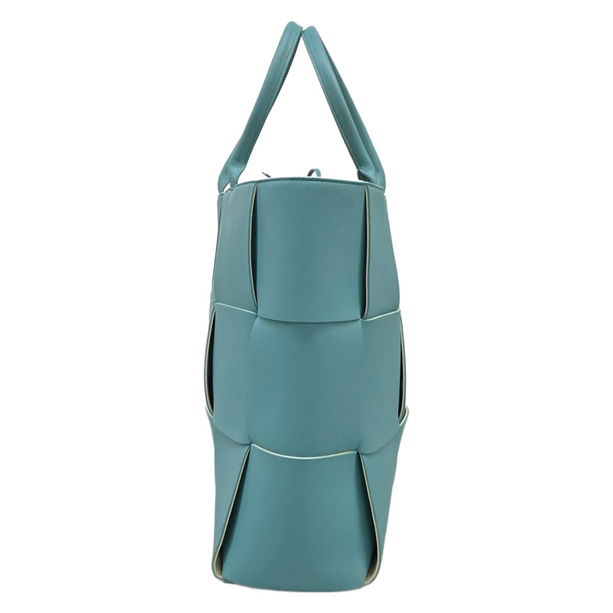 Bottega Veneta Tote Large Arco Light Blue Leather — view 2