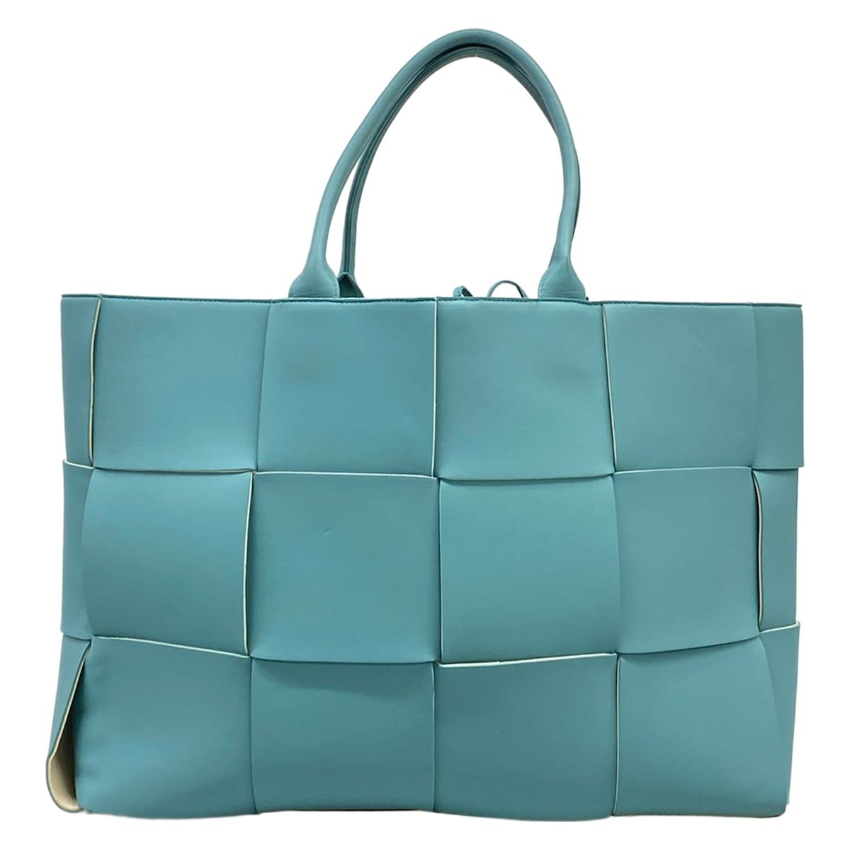 Bottega Veneta Tote Large Arco Light Blue Leather — view 3