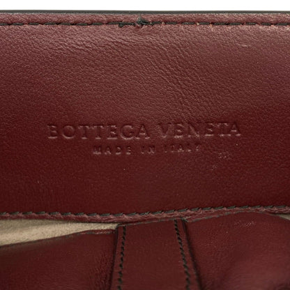 Bottega Veneta Shoulder Bag Intrecciato Bordeaux Chain Leather — view 9