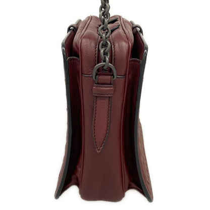 Bottega Veneta Shoulder Bag Intrecciato Bordeaux Chain Leather — view 4