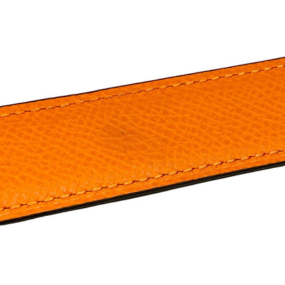 Hermes Belt 80 Black Orange — view 5
