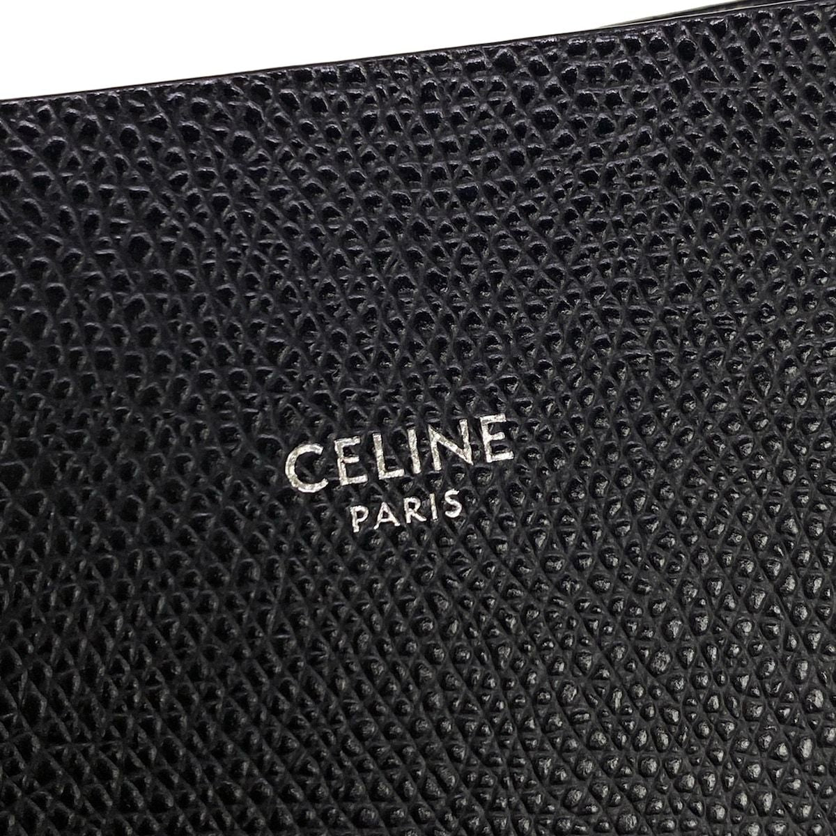 Celine Tote Vertical Cabas Mall Black Leather — view 9