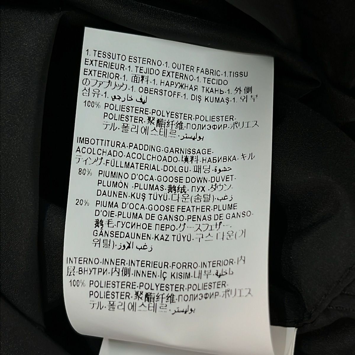 Versace Down Jacket 46 XL Black Collection — view 4