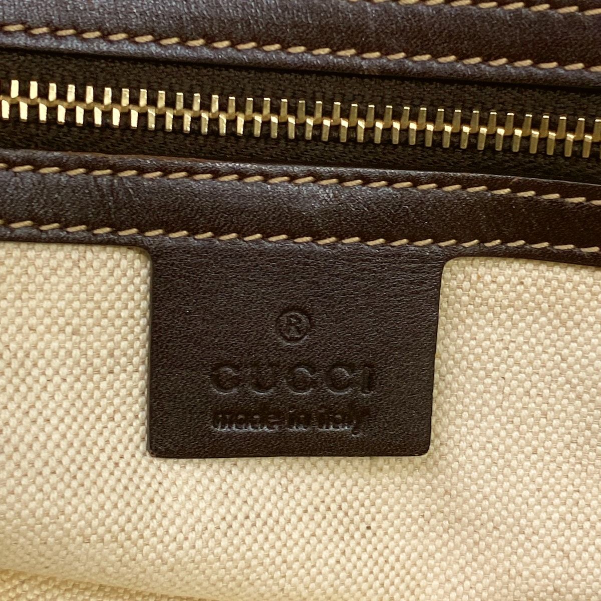 Gucci Tote GG Pattern Principe Beige Brown Multi Leather — view 8