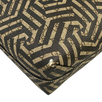 Gucci Tote GG Carre Ido Web Beige Black Multi Leather — view 6