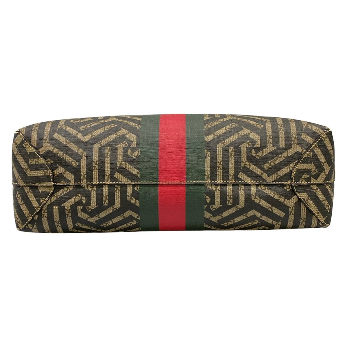 Gucci Tote GG Carre Ido Web Beige Black Multi Leather — view 5