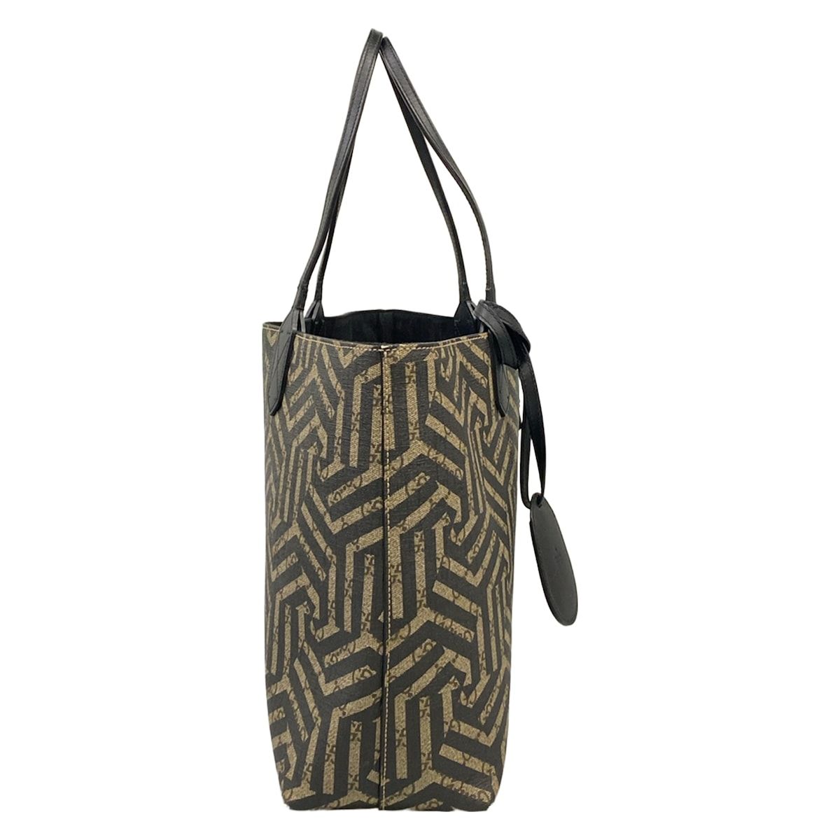 Gucci Tote GG Carre Ido Web Beige Black Multi Leather — view 2