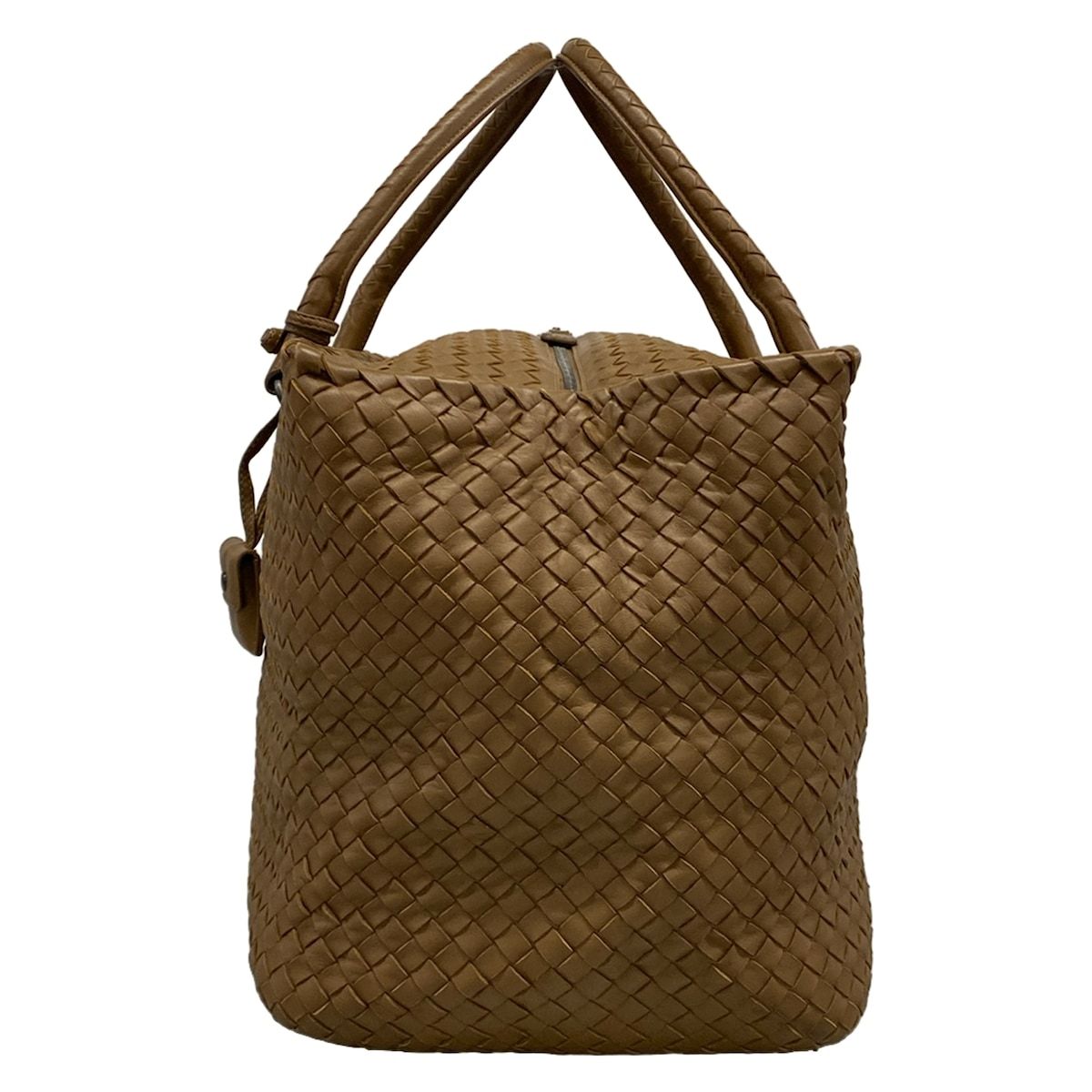 Bottega Veneta Boston Bag Intrecciato Brown Leather — view 4