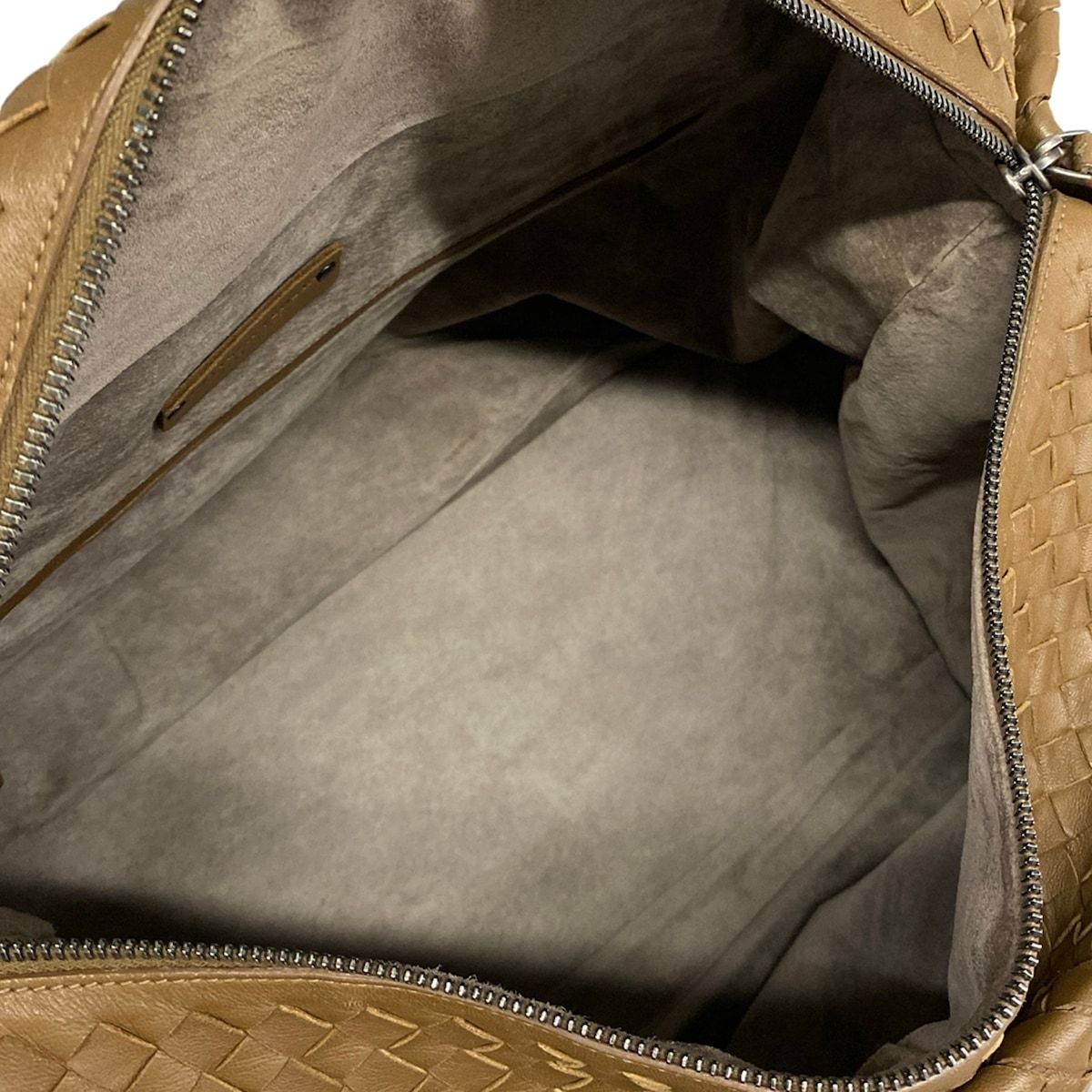 Bottega Veneta Boston Bag Intrecciato Brown Leather — view 7