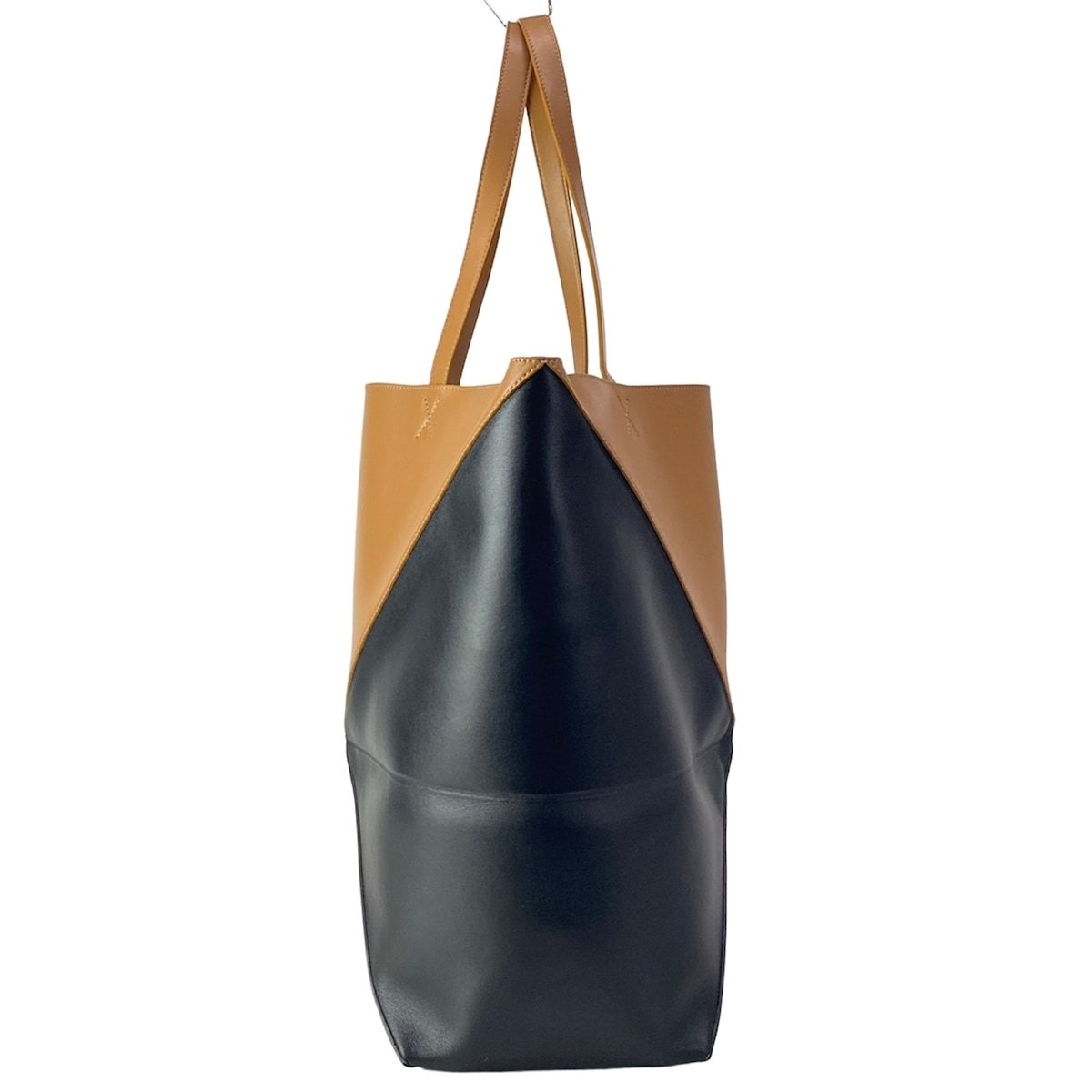 Loewe Tote Puzzle Fold XL Black Light Brown Bicolor — view 4