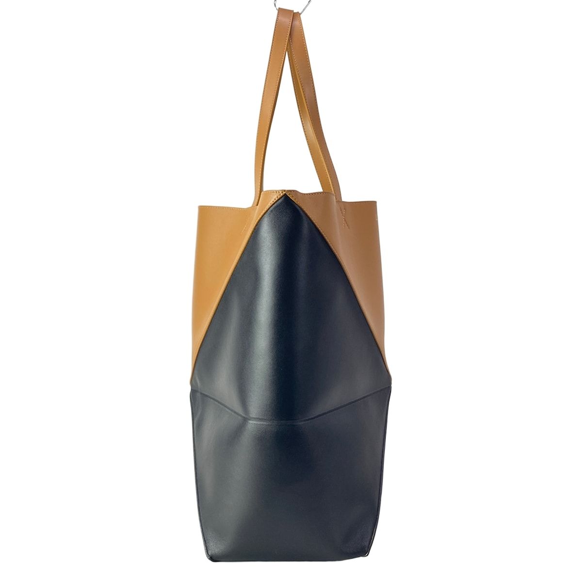 Loewe Tote Puzzle Fold XL Black Light Brown Bicolor — view 2