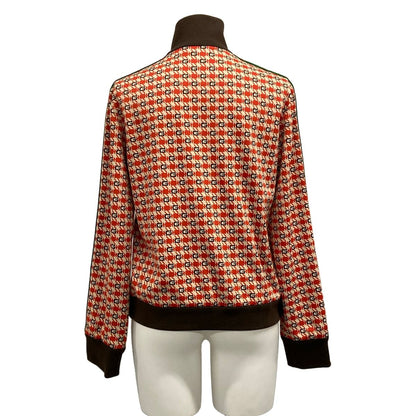 Gucci Jacket XS Orange Ivory Multi Long Sleeve Zip Up Spring Autumn — view 2