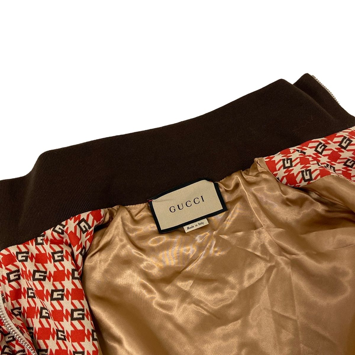 Gucci Jacket XS Orange Ivory Multi Long Sleeve Zip Up Spring Autumn — view 9